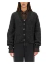 Our Legacy Academy Alpaca And Wool-blend Cardigan In Black