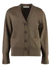 Our Legacy Women's Compressed Merino Wool Cardigan In Brown