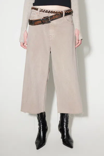 Our Legacy Women Half Cut Pants In Pink Cast Chain Twill