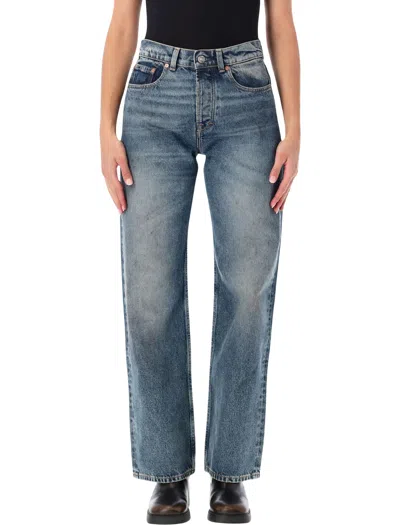 Our Legacy Women's High-rise Straight-leg Jeans In Blue