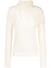 Our Legacy Crochet Roll Neck Knitwear In White