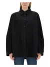 Our Legacy Oversized Long-sleeve Shirt In Black