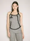 Our Legacy Gray Pinafore Top In Multi