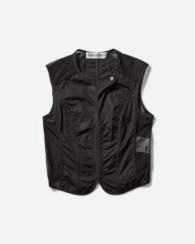 Our Legacy Women S Corset Vest In Black