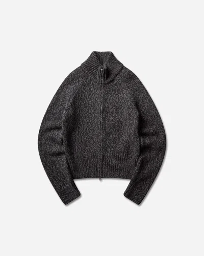 Our Legacy Women S Flight Zip Cardigan Stately Low Twist Merino In Gray