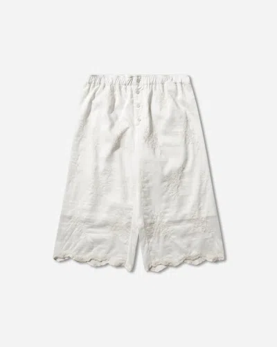 Our Legacy Women S Frill Shorts Ivory In White