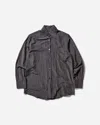 Our Legacy Women S Sincere Shirt Charcoal Bordeaux In Black
