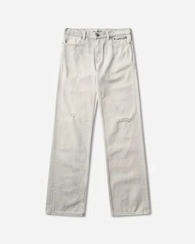 Our Legacy Women S Wata Cut Jeans Digital Coffe Print In White