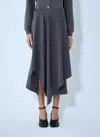 Our Legacy Spinnaker Midi Skirt In Gray