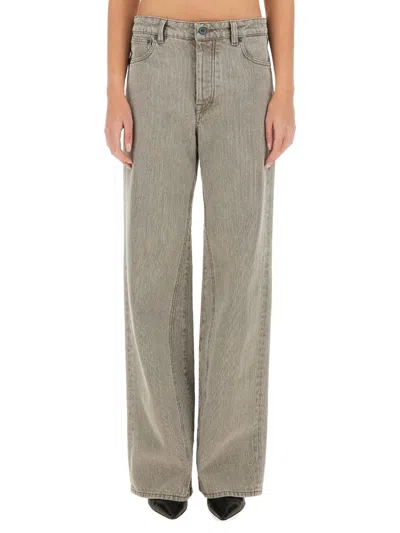 Our Legacy Women Treble Cut Jeans In Gray