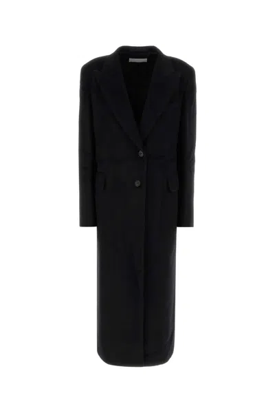 Our Legacy Women's Wool Blend Jacket With Mohair Texture And Viscose Lining In Black