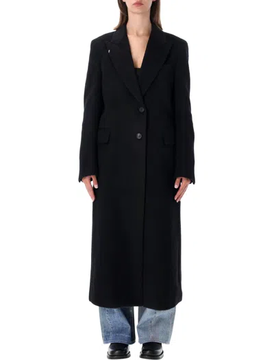 Our Legacy Women's Wool Mohair & Virgin Wool Coat In Nero