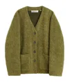 Our Legacy Women Fuzzy Cardigan In Green