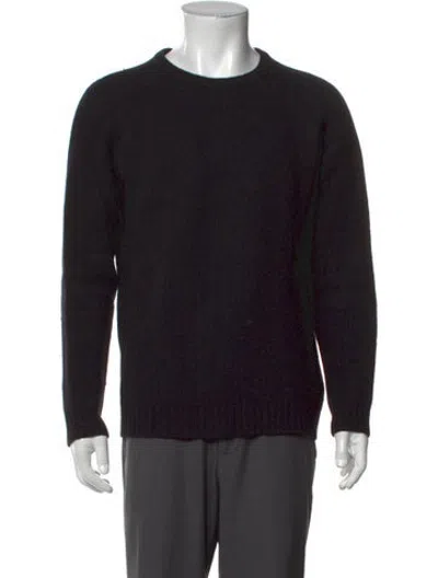 Pre-owned Our Legacy Wool Crew Neck Pullover In Blue