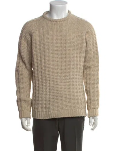 Pre-owned Our Legacy Wool Crew Neck Pullover In Neutrals