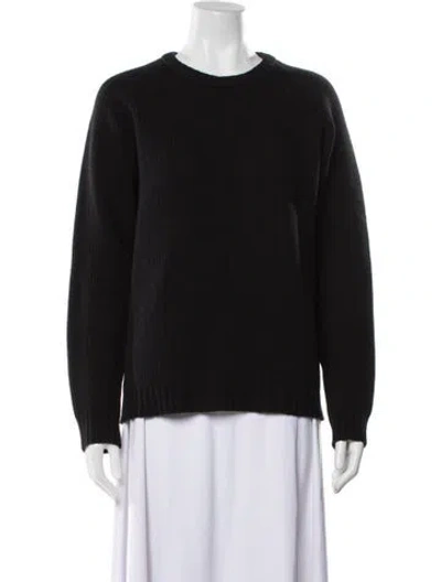 Pre-owned Our Legacy Wool Crew Neck Sweater In Black