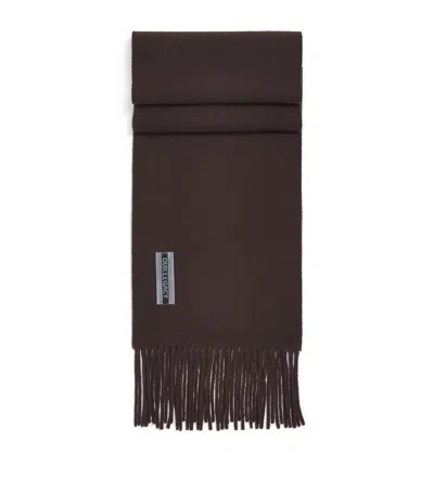 Our Legacy Wool Estate Scarf In Black