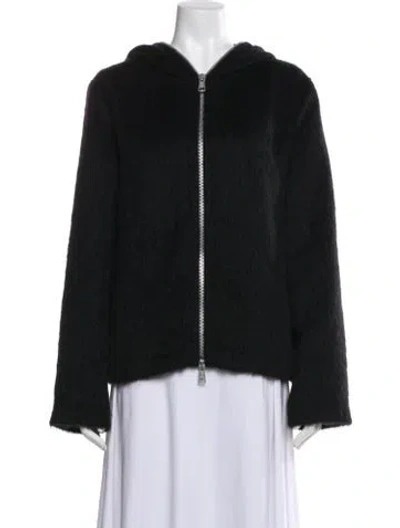Pre-owned Our Legacy Wool Faux Fur Jacket In Black