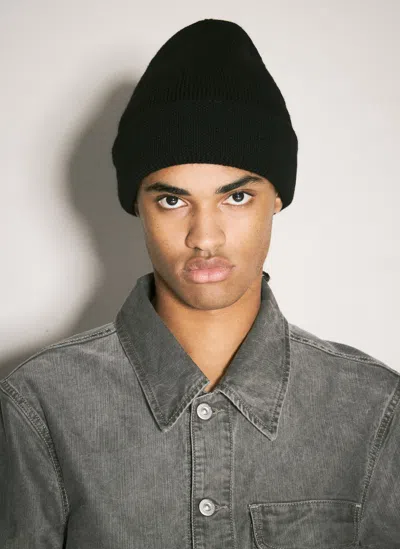 OUR LEGACY KNIT HAT Black ビーニー 【公式通販】