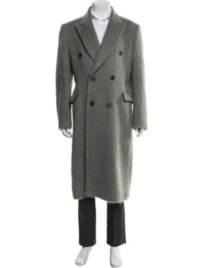 Pre-owned Our Legacy Wool Overcoat In Gray