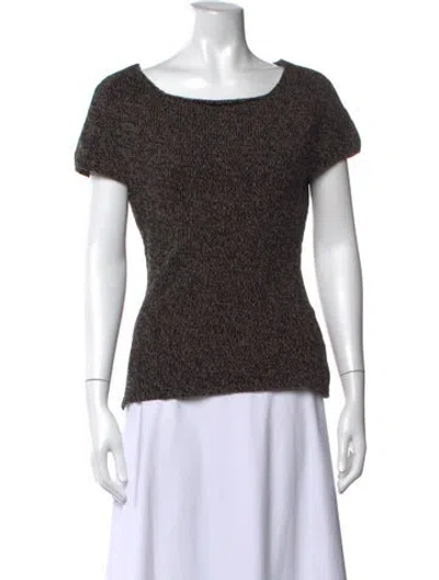 Pre-owned Our Legacy Wool Scoop Neck Top W/ Tags In Grey