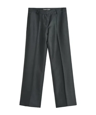 Our Legacy Wool Suit Trousers In Black