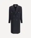 Our Legacy Wool Whale Coat In Black