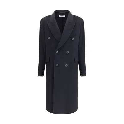 Our Legacy Wool Whale Men's Coat In Blue