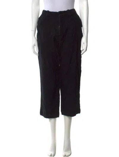 Pre-owned Our Legacy Wool Wide Leg Pants In Black