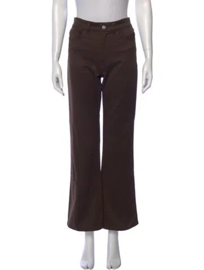 Pre-owned Our Legacy Wool Wide Leg Pants In Brown