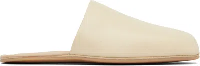Our Legacy Work Shop Emporio Armani Beige Cigarr Slippers