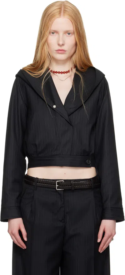 Our Legacy Work Shop Emporio Armani Black Incognito Jacket