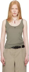 Our Legacy Work Shop Emporio Armani Gray Rivera Tank Top
