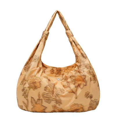 Our Legacy Work Shop Emporio Armani Jacquard Goccia Shoulder Bag In Brown