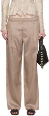 Our Legacy Work Shop Emporio Armani Pink Salone Trousers In Pink