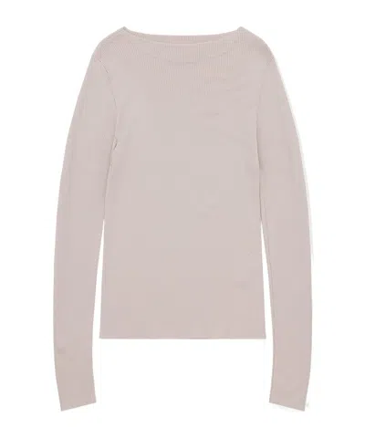 Our Legacy Work Shop Emporio Armani Stretto Popover Sweater In White
