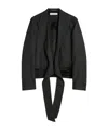 Our Legacy Wrap Blazer In Black