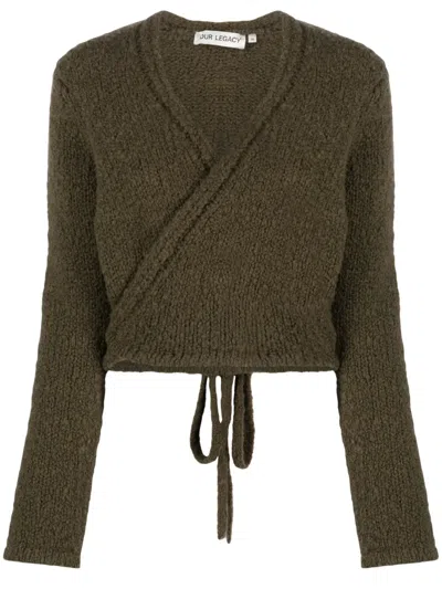 Our Legacy Wrap Knit In Green