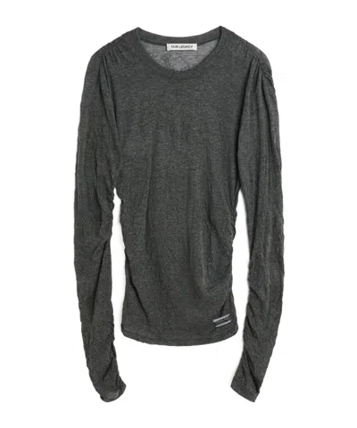 Our Legacy Wrinkled T-shirt In Black