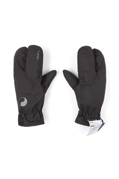 Pre-owned Our Legacy X Satisfy Running X Our Legacy Pertex Lobster Mitt Gloves L/xl In Black