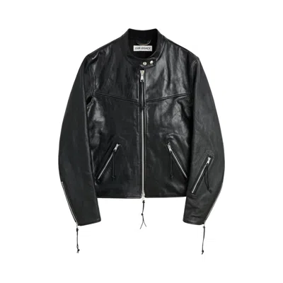 Pre-owned Our Legacy Yurei Jacket 'whisker Black Buffed Lambskin' | Men's Size 48