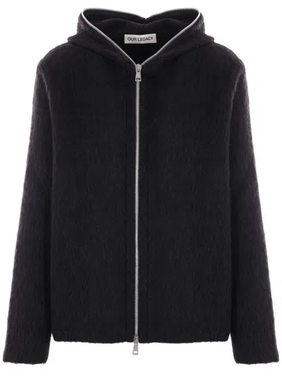 OUR LEGACY ZIP-FASTENING HOODIE