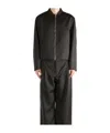 Our Legacy Mini Jacket Havana Brown Chain Wool In Black