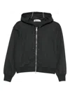 Our Legacy Hooded Long Sleeve Knit Sweatshirt In Black