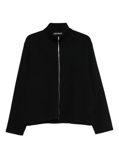 Our Legacy Zip-up Cardigan In Black