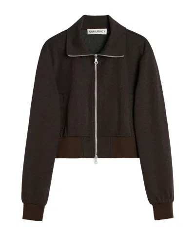 Our Legacy Zip-up Cardigan In Black