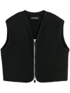 Our Legacy Black Top Vest In Black