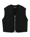 Our Legacy Black Top Vest In Black