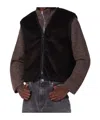 Our Legacy Brown Ribbed Velvet Zip-up Waistcoat In Brown