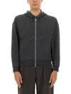 Our Legacy Hooded Sweater With Drawstring And Ribbed Cuffs In Gray